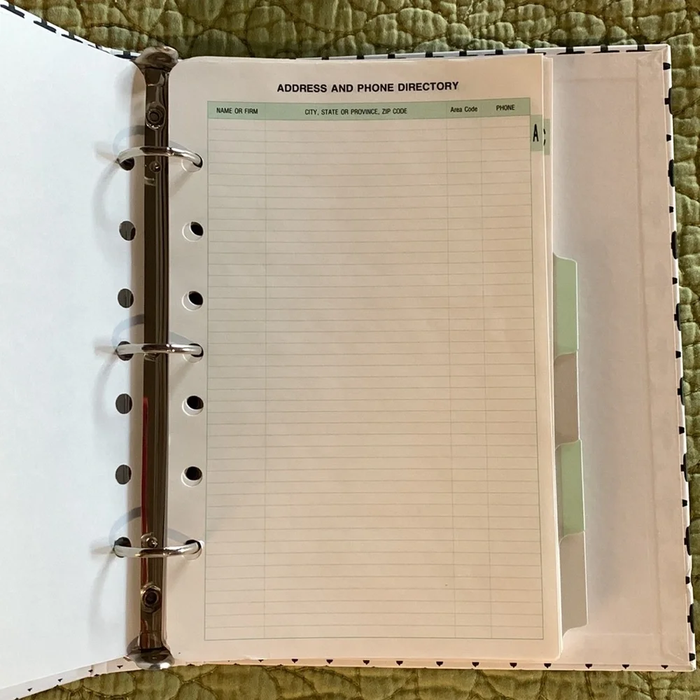 Address Notebook - 9” X 7”